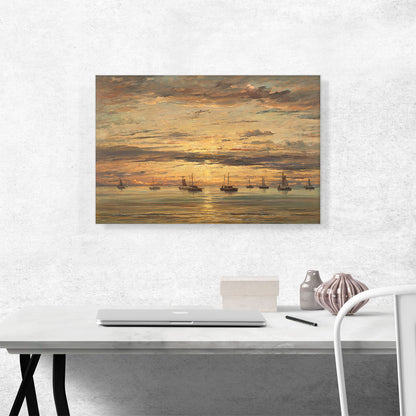 Sunset At Scheveningen 1894