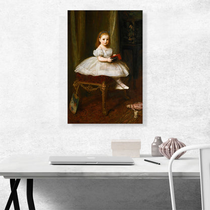 Portrait Of Miss Davison 1866