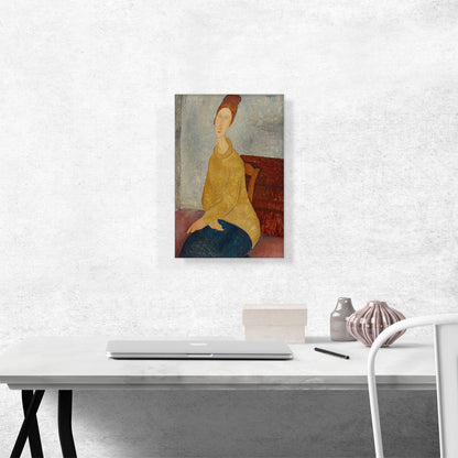 Jeanne Hebuterne with Yellow Sweater 1919