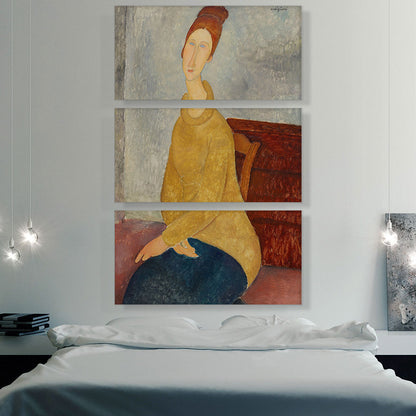 Jeanne Hebuterne with Yellow Sweater 1919