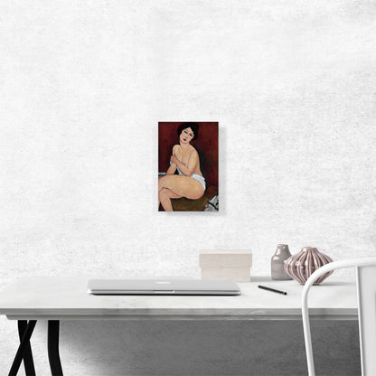 Nude Seating on a Sofa 1917