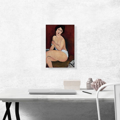Nude Seating on a Sofa 1917
