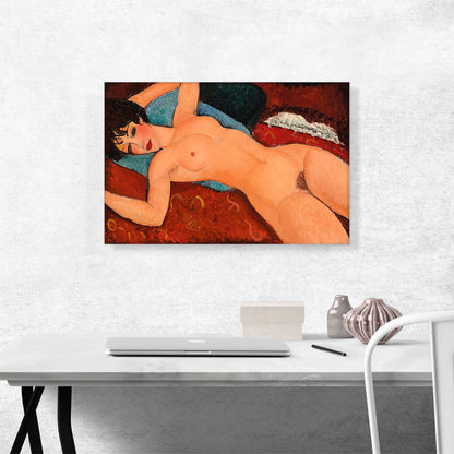 Sleeping Nude with Arms Open - Red Nude 1917