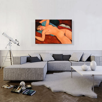 Sleeping Nude with Arms Open - Red Nude 1917