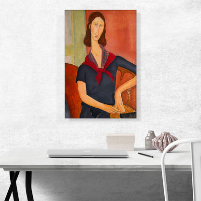 Young Woman with Scarf 1919