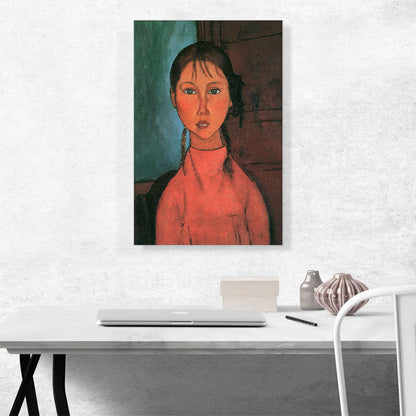 Girl with Pigtails 1918