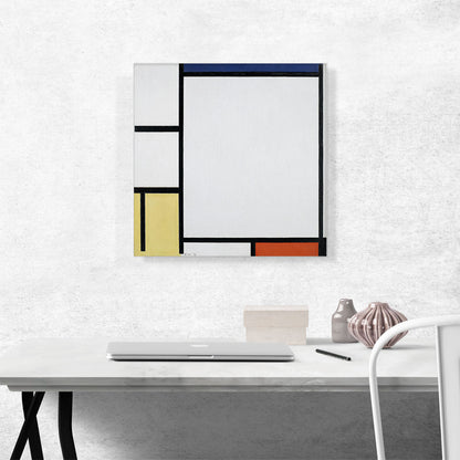 Composition with Blue, Red, Yellow, and Black 1922
