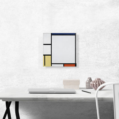 Composition with Blue, Red, Yellow, and Black 1922