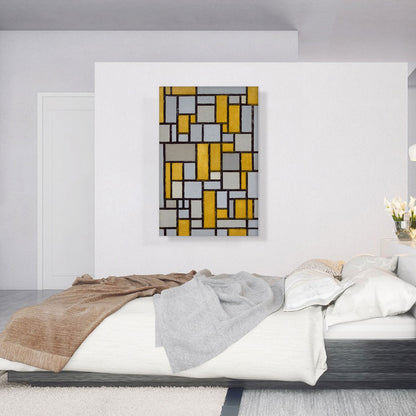 Composition with Grid #1 1918
