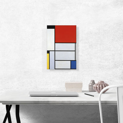 Composition with Red Square Lithograph in Colours 1921