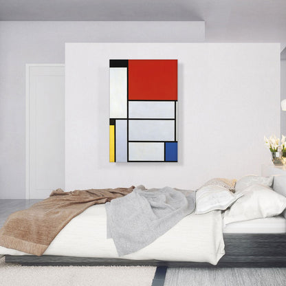 Composition with Red Square Lithograph in Colours 1921