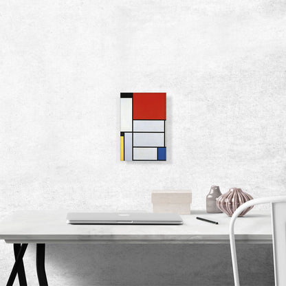 Composition with Red Square Lithograph in Colours 1921