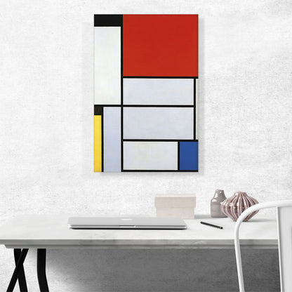 Composition with Red Square Lithograph in Colours 1921