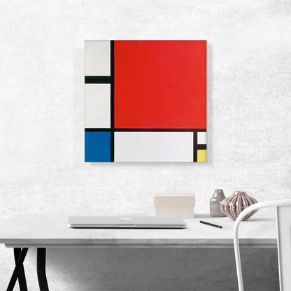 Composition with Red, Blue, and Yellow