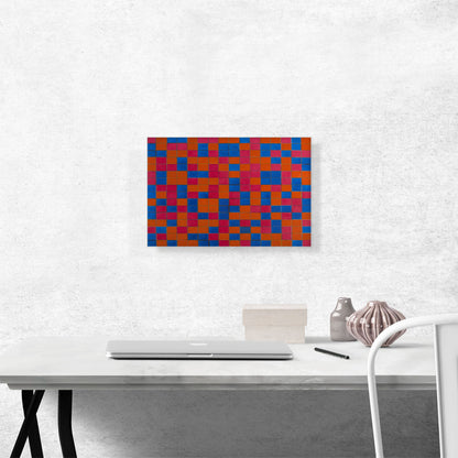 Checker Board Composition with Dark Colours 1919