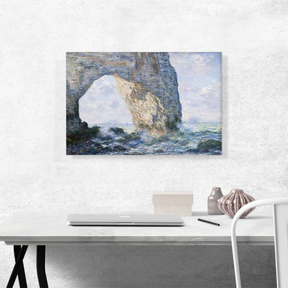 The Manneport, Rock Arch West Of Etretat 1883