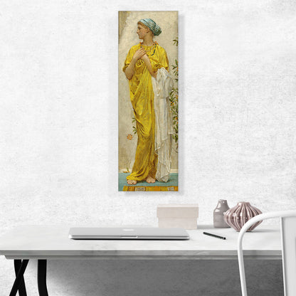 Standing Figure In Yellow And Blue