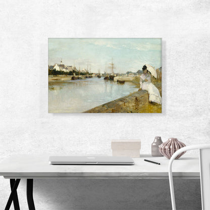 The Harbor At Lorient 1869