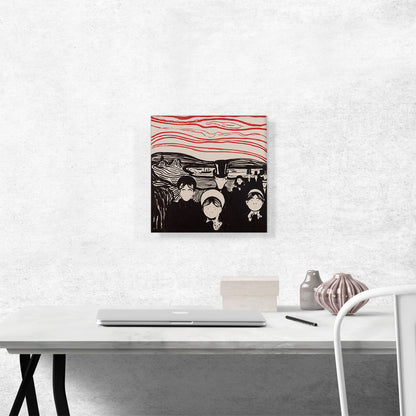 Anxiety - Black and Red 1896