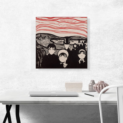 Anxiety - Black and Red 1896