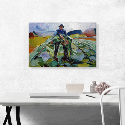 Man in the Cabbage Field 1916