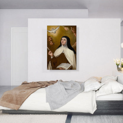 Saint Theresa Surrounded By Angels