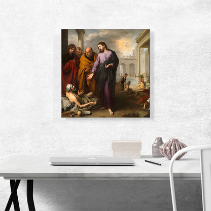 Christ Healing Paralytic At Pool Of Bethesda 1670