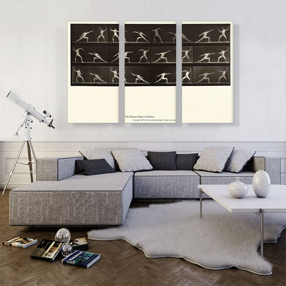 The Human Figure in Motion - Nude Men Fencing