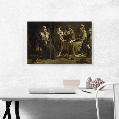 Peasant Family In An Interior 1643