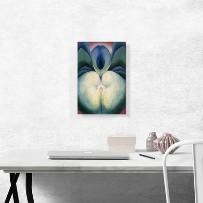 Series I White & Blue Flower Shapes 1919