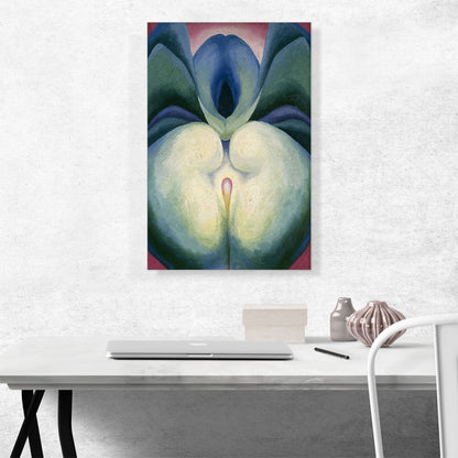 Series I White & Blue Flower Shapes 1919