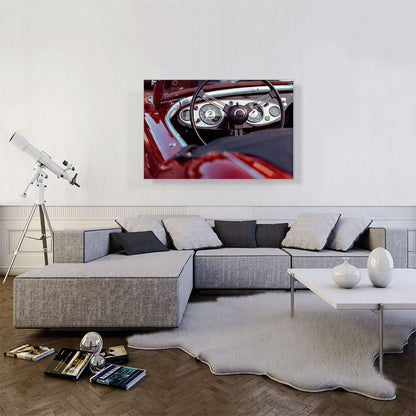 Classic Oldtimer Car Dashboard Home decor