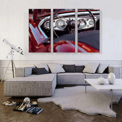 Classic Oldtimer Car Dashboard Home decor