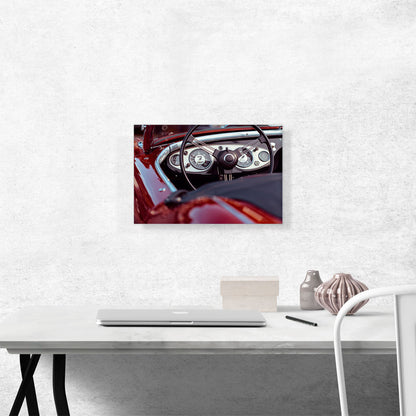 Classic Oldtimer Car Dashboard Home decor