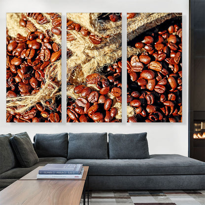 Coffee Beans With Bag Coffee Shop decor