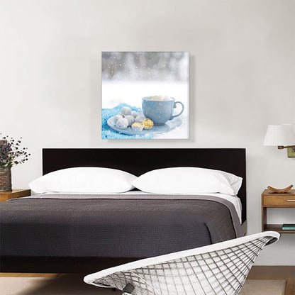 Coffee Cup With Cookies Coffee Shop decor