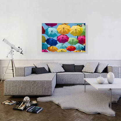 Colorful Umbrellas Sky Home decor