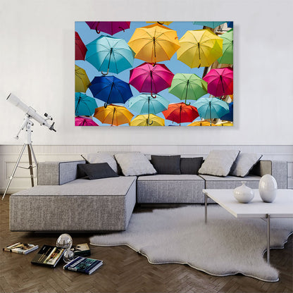 Colorful Umbrellas Sky Home decor
