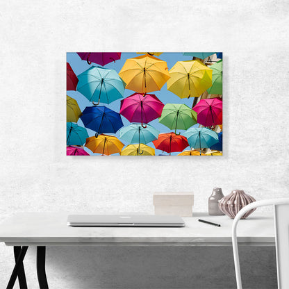 Colorful Umbrellas Sky Home decor