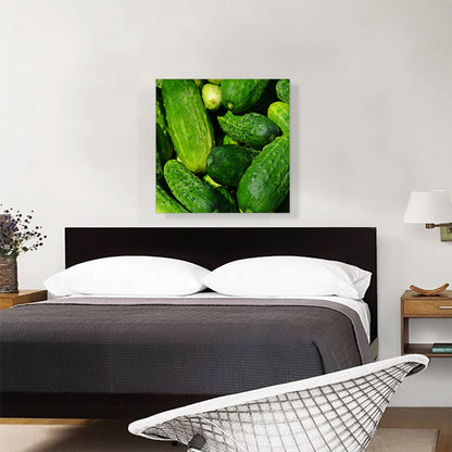 Cucumbers Pattern Supermarket decor