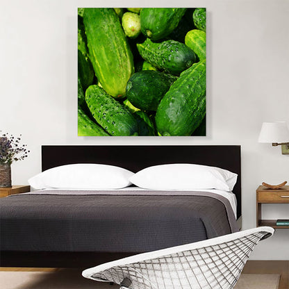 Cucumbers Pattern Supermarket decor