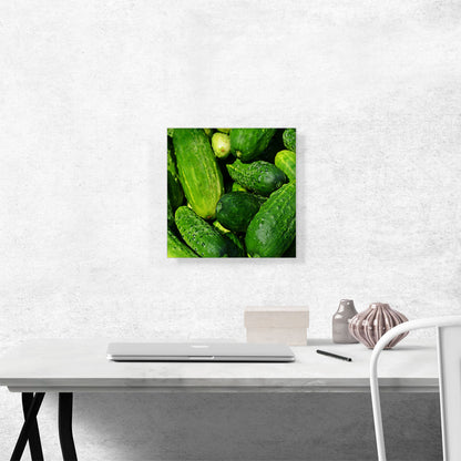 Cucumbers Pattern Supermarket decor