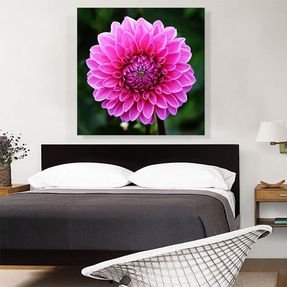 Dahlia Flower Home Decor Square