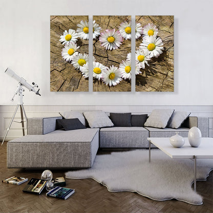 Daisy Heart Flower Home decor