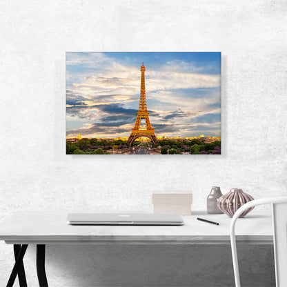 Eiffel Tower Paris Landscape Home Decor Rectangle
