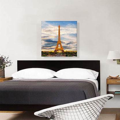 Eiffel Tower Paris Landscape Home Decor Square