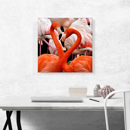 Flamingos Home Decor Square