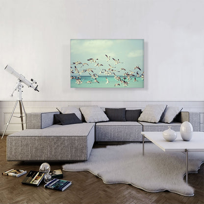 Flying Seagulls Home Decor Rectangle