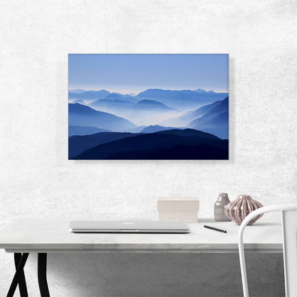 Foggy Mountains Home Decor Rectangle