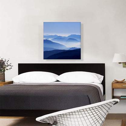 Foggy Mountains Home Decor Square